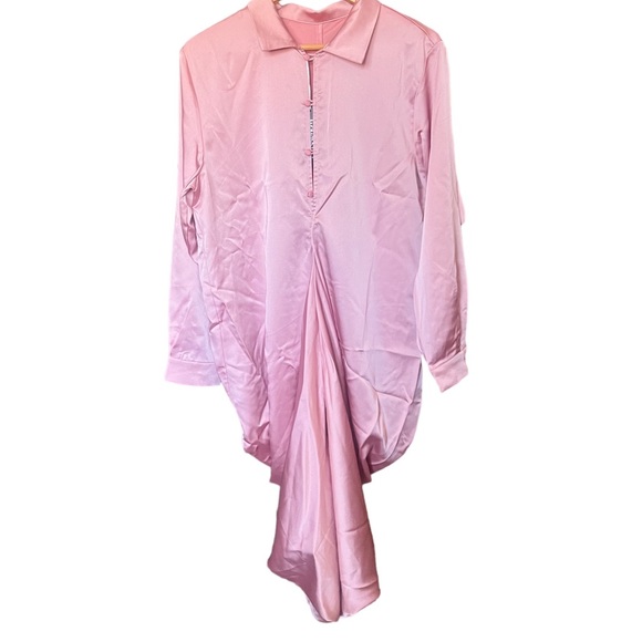 TwoTwinStyle Wrinkled Shirt Dress - Picture 7 of 7